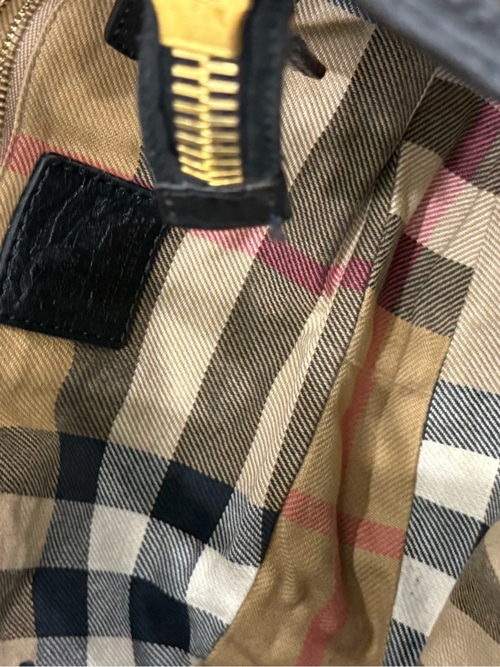 Burberry Black Hobo Bag